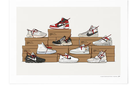 KickPoster - Off-White Ten Stack Collection