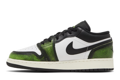 Jordan 1 Low "Wear Away Electric Green" (GS)